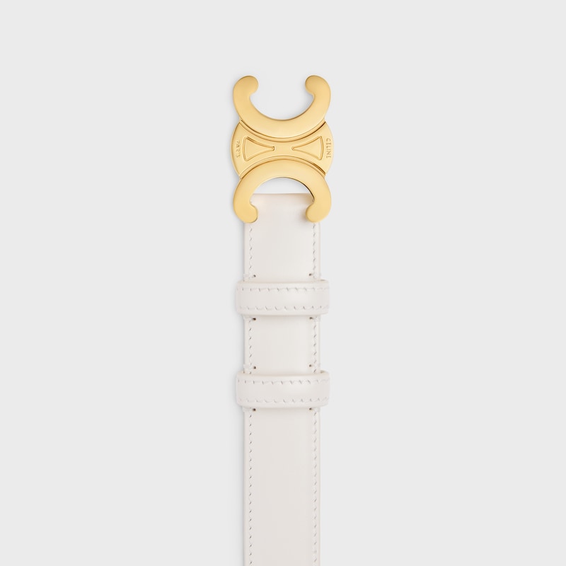 mittlerer 25-mm-triomphe-gürtel aus taurillon-leder