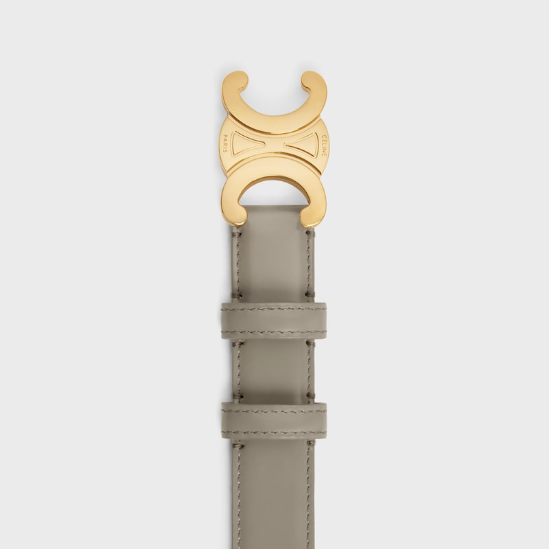 mittlerer 25-mm-triomphe-gürtel aus taurillon-leder