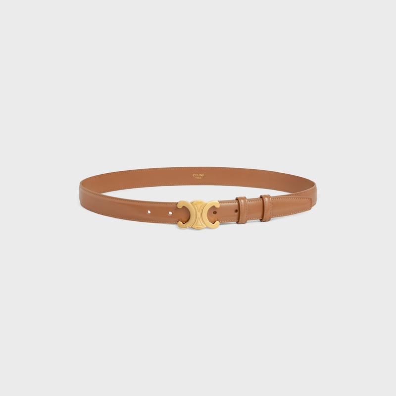 mittlerer 25-mm-triomphe-gürtel aus taurillon-leder