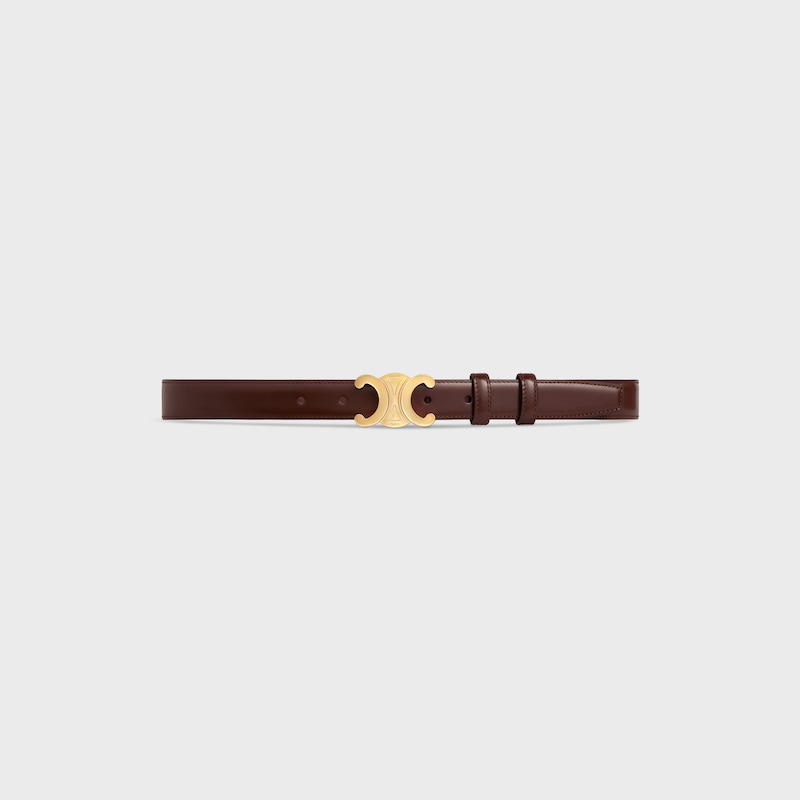mittlerer 25-mm-triomphe-gürtel aus taurillon-leder