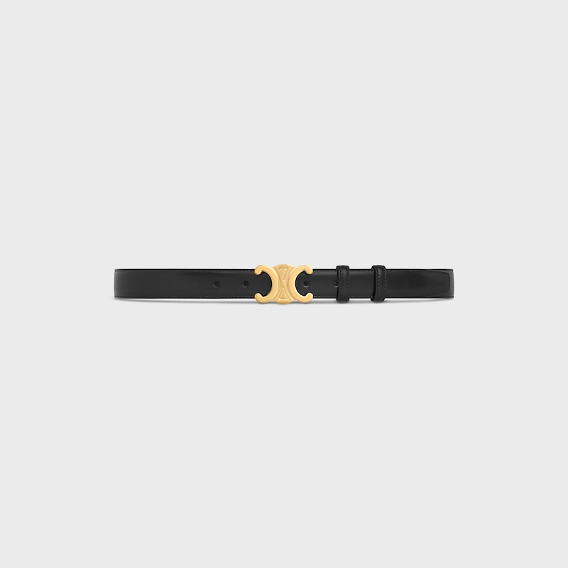 mittlerer 25-mm-triomphe-gürtel aus taurillon-leder