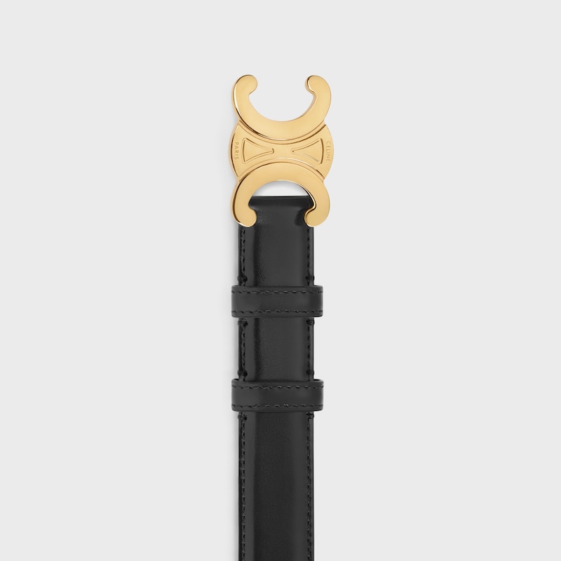 mittlerer 25-mm-triomphe-gürtel aus taurillon-leder