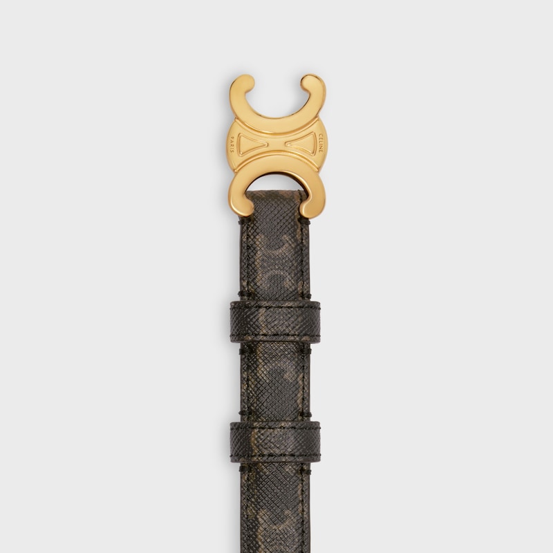 kleiner 18-mm-triomphe-gürtel aus triomphe-canvas