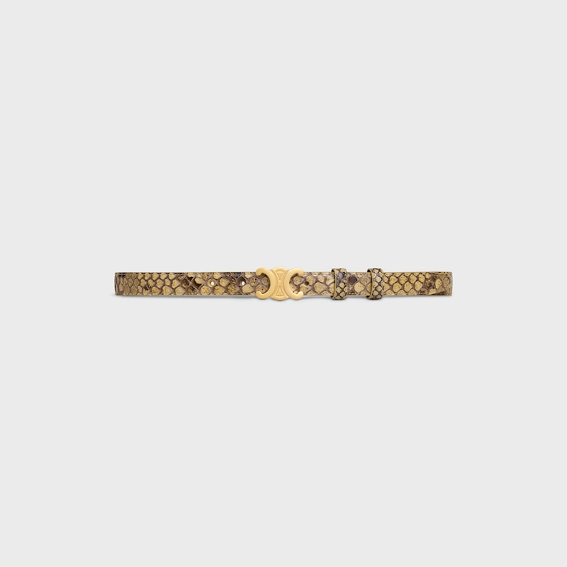 kleiner 18-mm-triomphe-gürtel aus pythonleder
