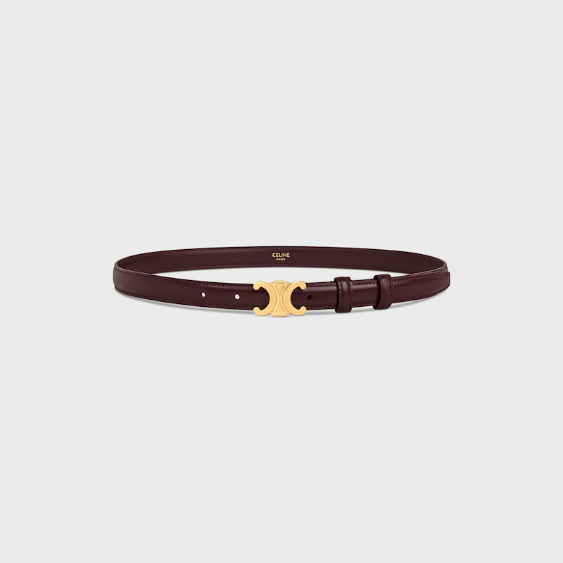 kleiner 18-mm-triomphe-gürtel aus taurillon-leder