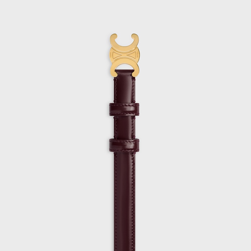 kleiner 18-mm-triomphe-gürtel aus taurillon-leder