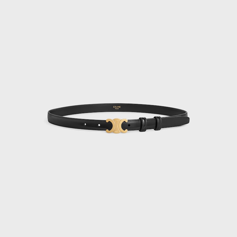 kleiner 18-mm-triomphe-gürtel aus taurillon-leder