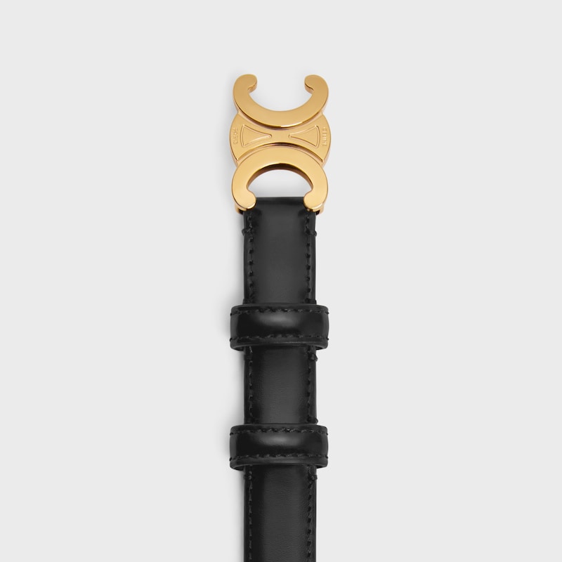 kleiner 18-mm-triomphe-gürtel aus taurillon-leder
