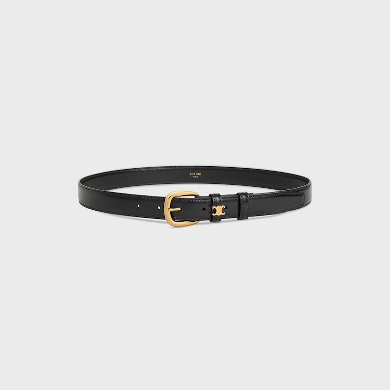 mittlerer 25-mm-gürtel vivienne aus taurillon-leder