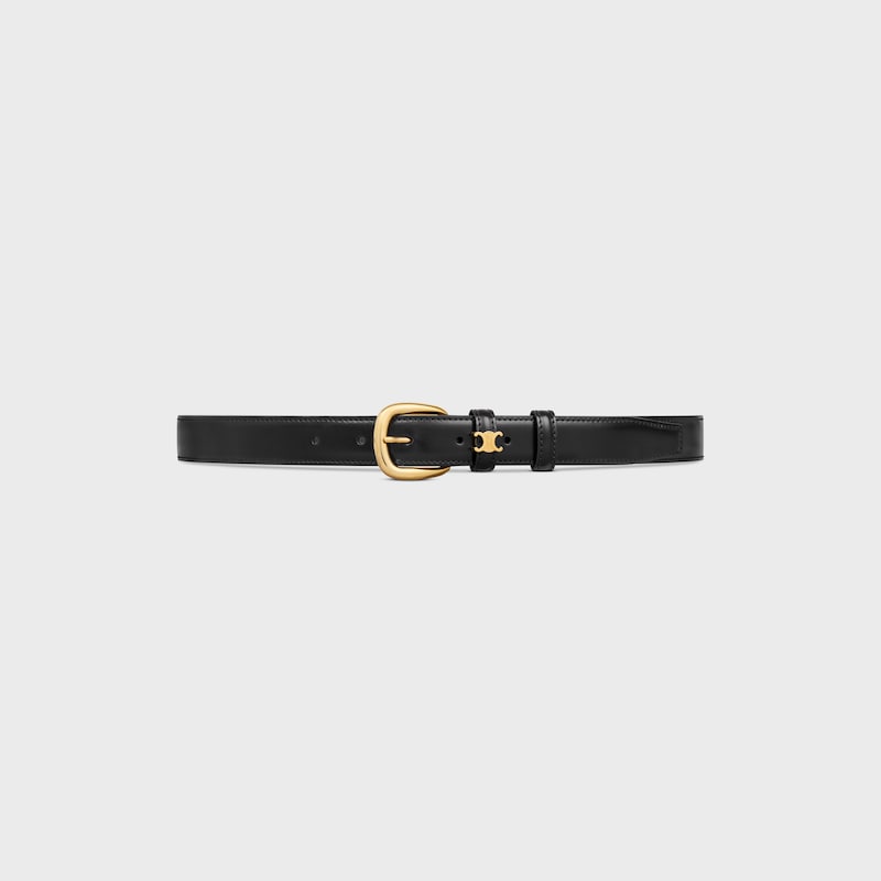 mittlerer 25-mm-gürtel vivienne aus taurillon-leder