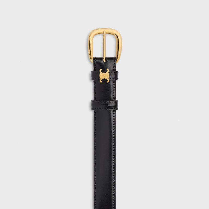 mittlerer 25-mm-gürtel vivienne aus taurillon-leder
