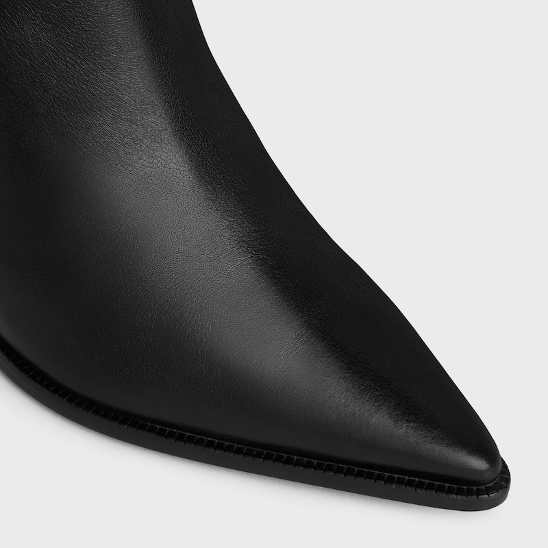 celine verneuil stiefelette mit triomphe-verschluss aus kalbsleder