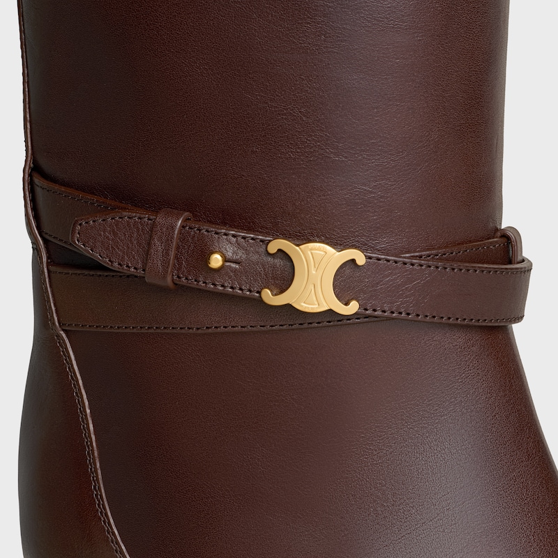 celine garance triomphe strap high boot aus kalbsleder