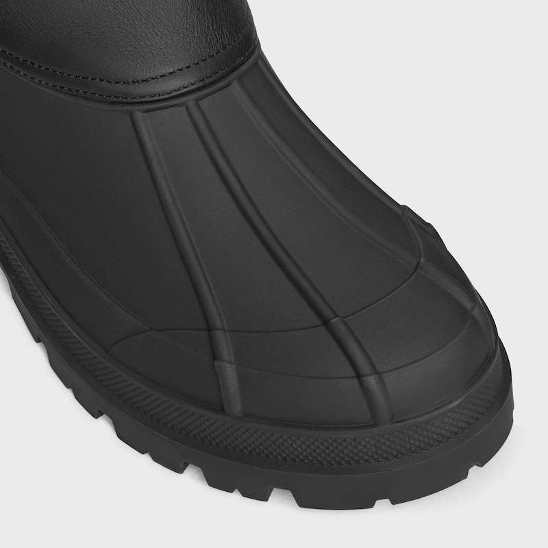 celine riley high boots aus nylon und kalbsleder