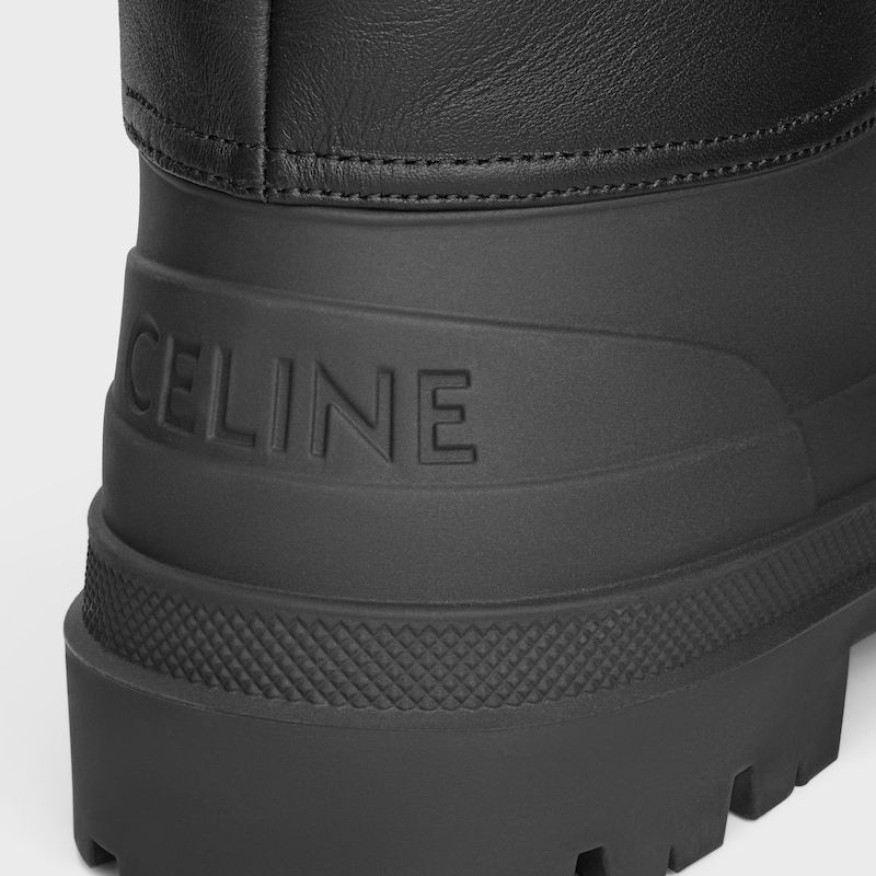 celine riley high boots aus nylon und kalbsleder