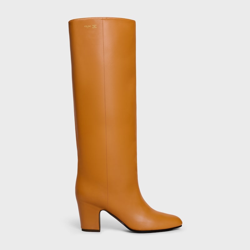 ikonisch - hoher stiefel aus kalbsleder