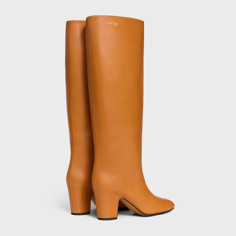 ikonisch - hoher stiefel aus kalbsleder
