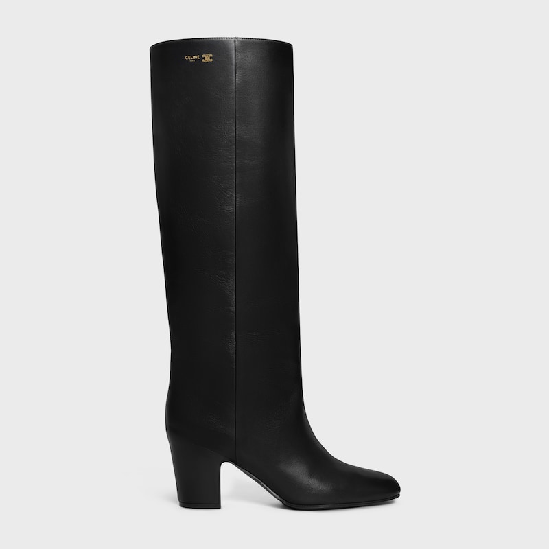ikonisch - hoher stiefel aus kalbsleder