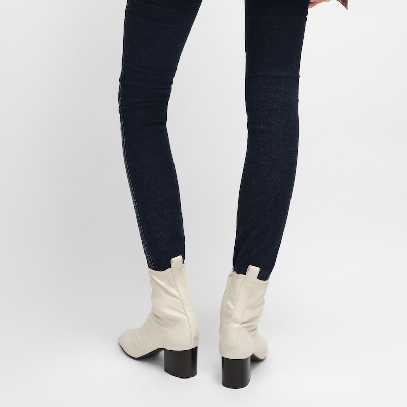 cheri - stiefelette mit reißverschluss aus stretch-lammleder