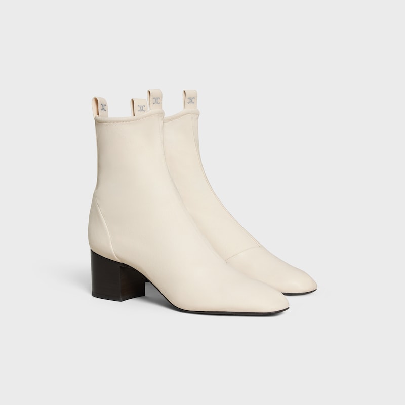 cheri - stiefelette mit reißverschluss aus stretch-lammleder