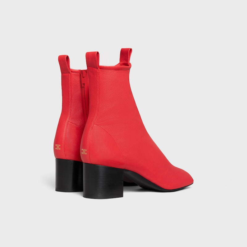 cheri - stiefelette mit reißverschluss aus stretch-lammleder