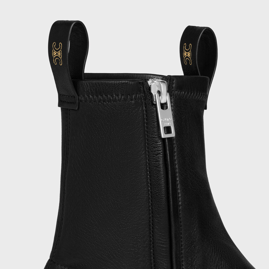 flow - stiefel mit reißverschluss aus stretch-lammleder