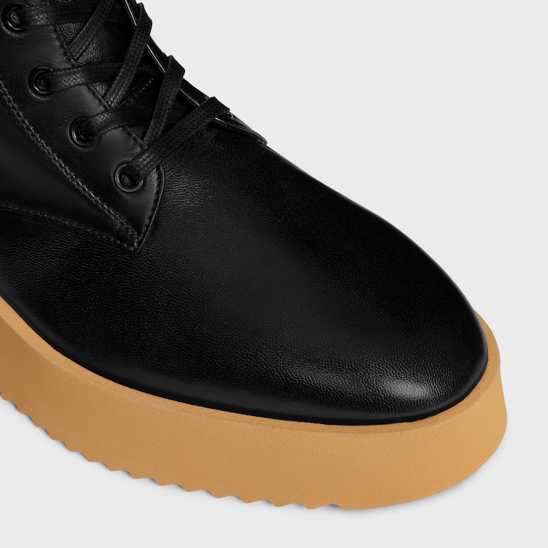 step - schnÜrstiefel aus glÄnzendem kalbsleder