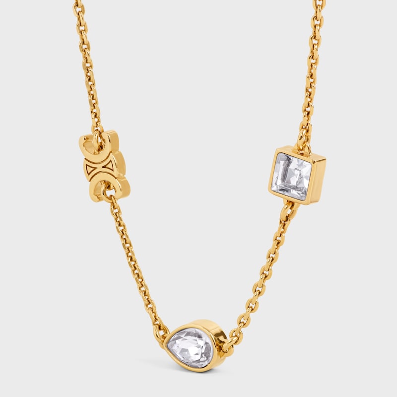 triumphe twinkle armband aus strass und messing mit goldfinish