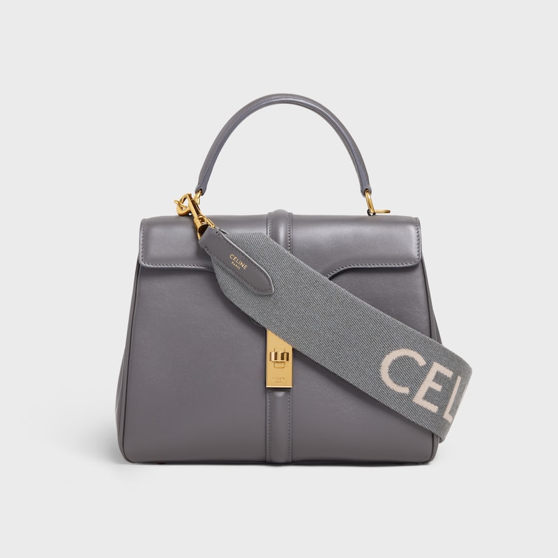 kurzer riemen aus wolle mit celine-jacquard