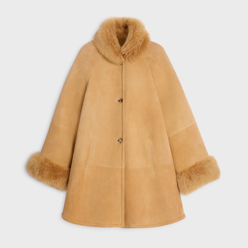 mantel aus wildleder