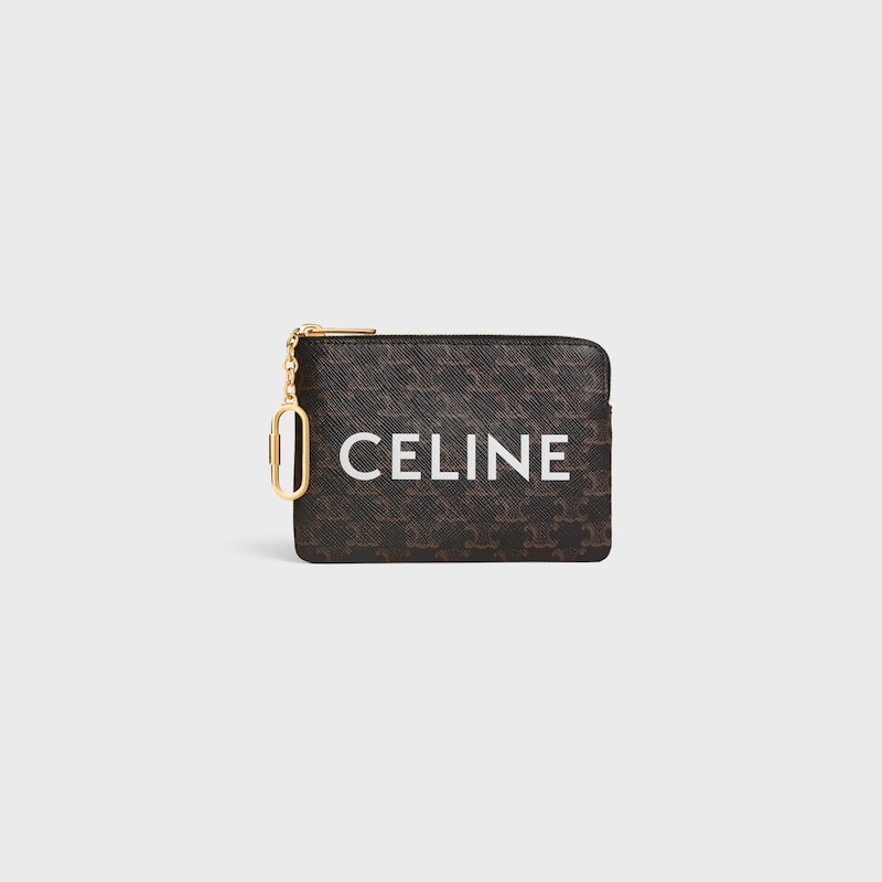 geldbörse aus triumphe canvas mit celine-print