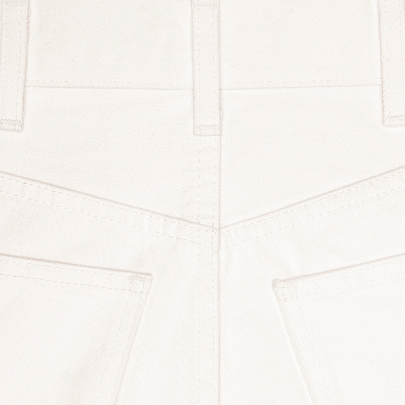 kitty jeans in optic white wash denim