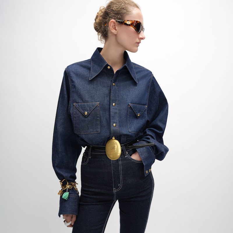 hemd aus denim
