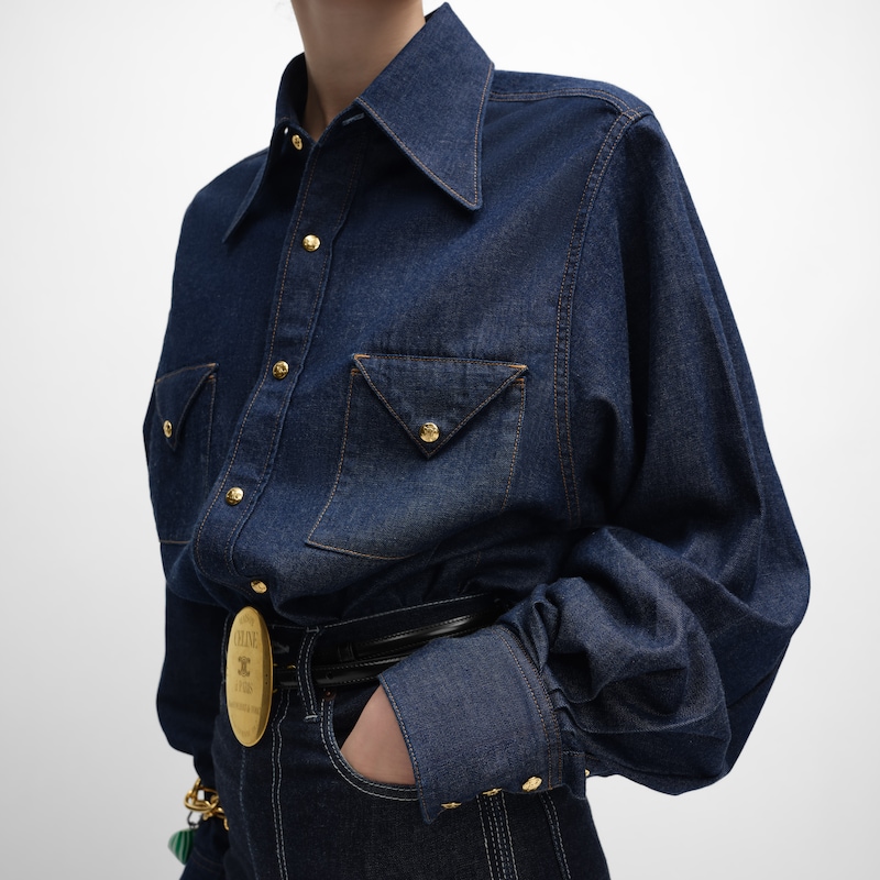 hemd aus denim