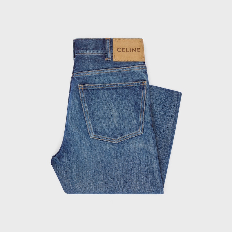 bootcut-jeans aus dunklem union wash denim