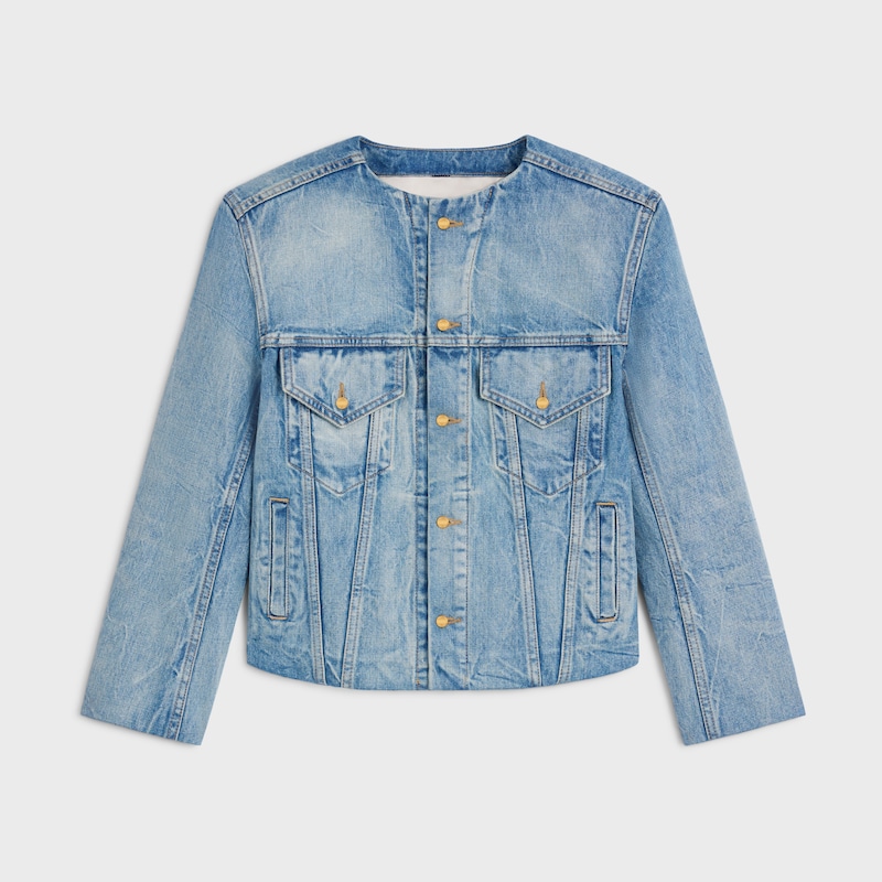 jacke aus denim