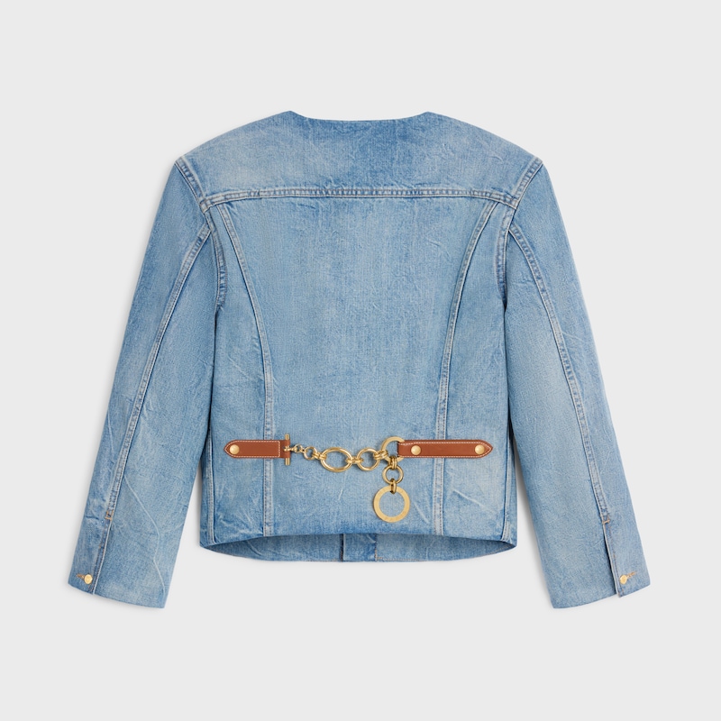jacke aus denim