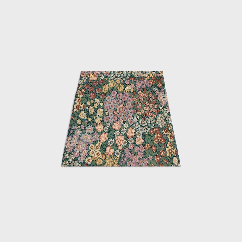 minirock aus baumwolljacquard