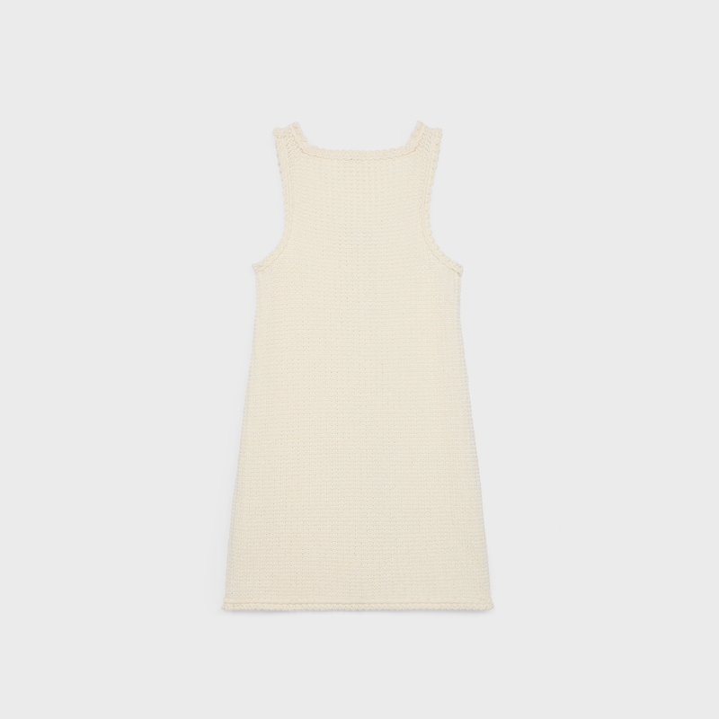 mini-schürzenkleid aus baumwolle