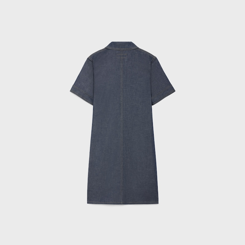 minikleid aus raw-wash-denim