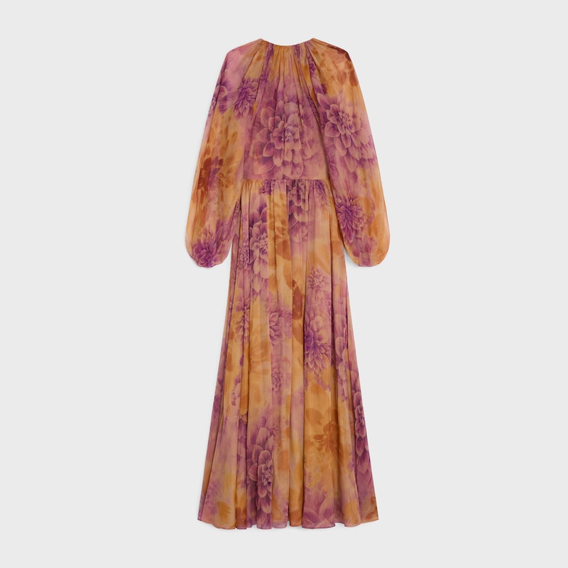 kaftankleid aus seidenmusselin