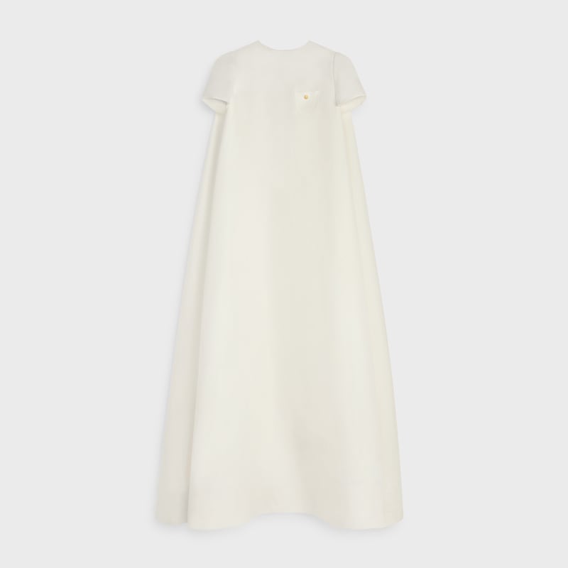 kleid aus seidenorganza