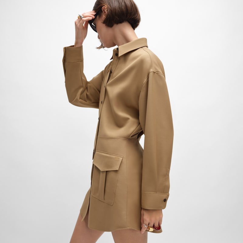 kleid aus wolle