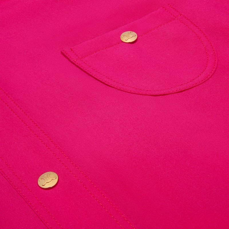 kleid aus acetat-seidenkrepp