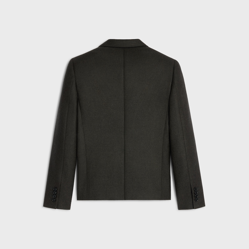 kurze jacke aus kaschmirflanell