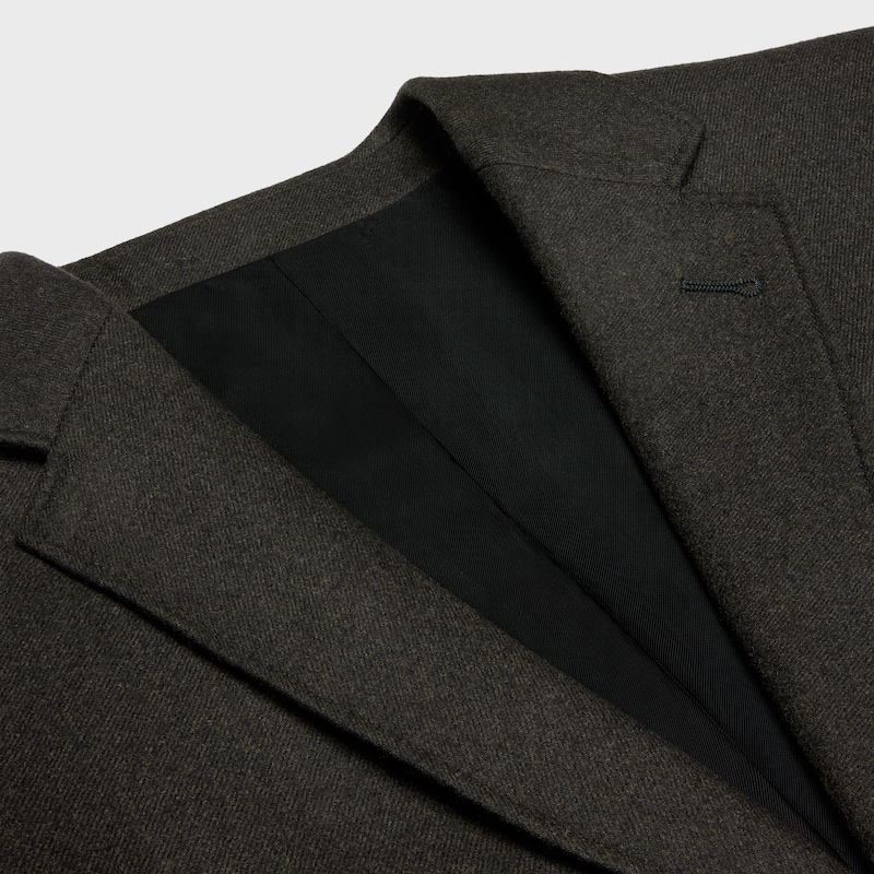 kurze jacke aus kaschmirflanell