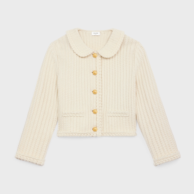 strickjacke aus baumwolle