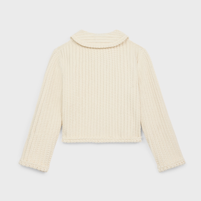 strickjacke aus baumwolle