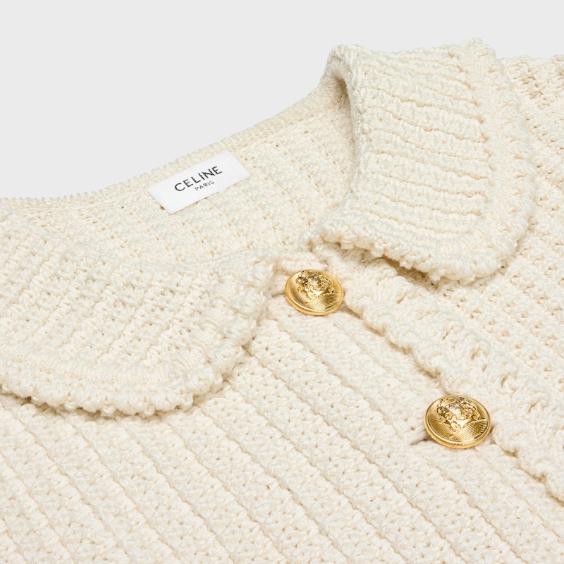 strickjacke aus baumwolle
