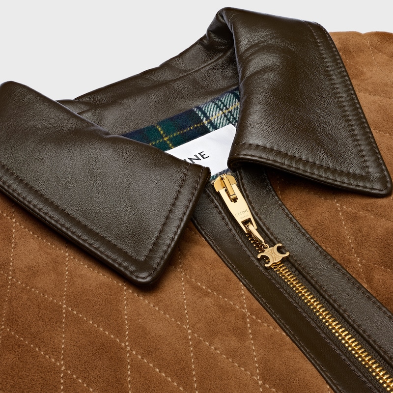 steppjacke aus wildleder